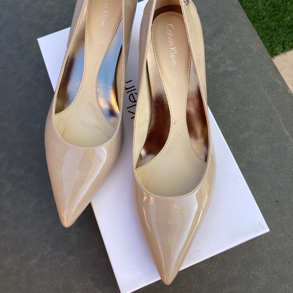 Calvin Klein Nude Heels